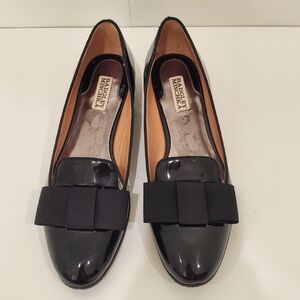 Badgley Mischka leather flats.